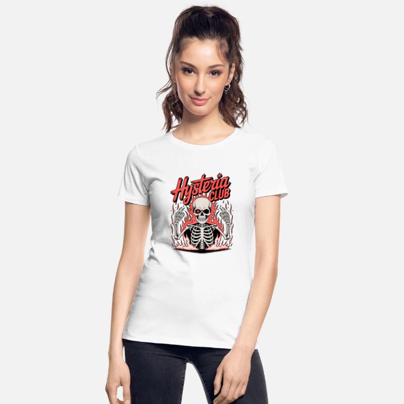 Hysteria Club Skeleton Flame Tee