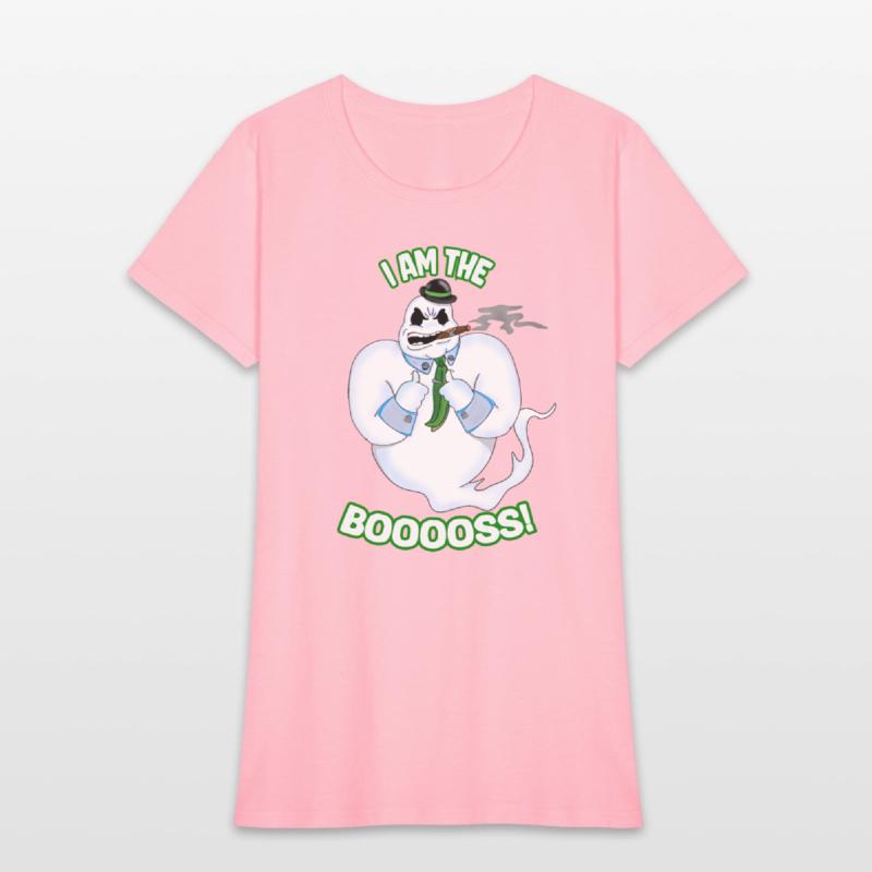 I Am The Booss Funny Halloween Boo Ghost Villain