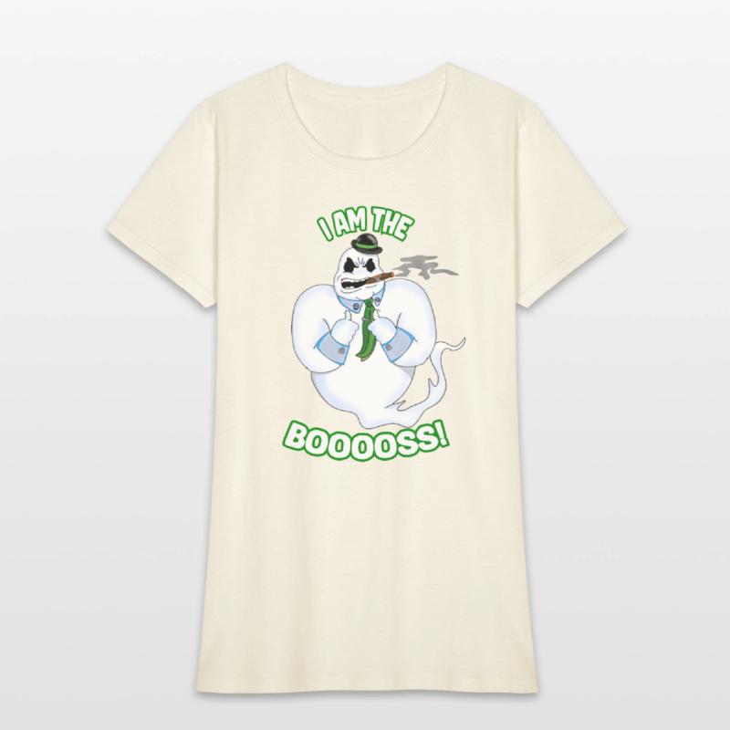 I Am The Booss Funny Halloween Boo Ghost Villain