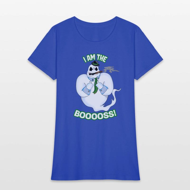 I Am The Booss Funny Halloween Boo Ghost Villain