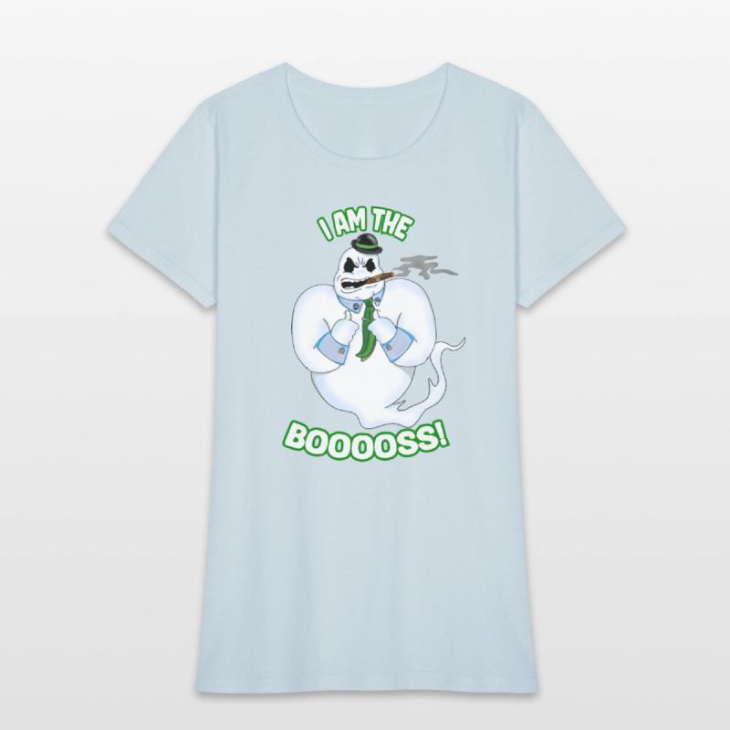 I Am The Booss Funny Halloween Boo Ghost Villain