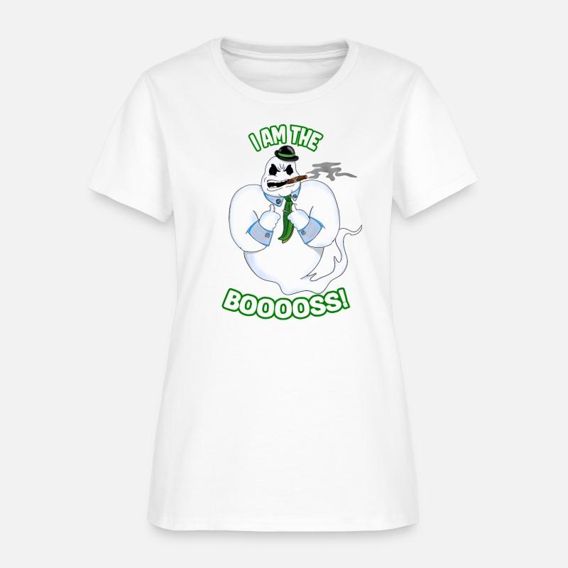 I Am The Booss Funny Halloween Boo Ghost Villain