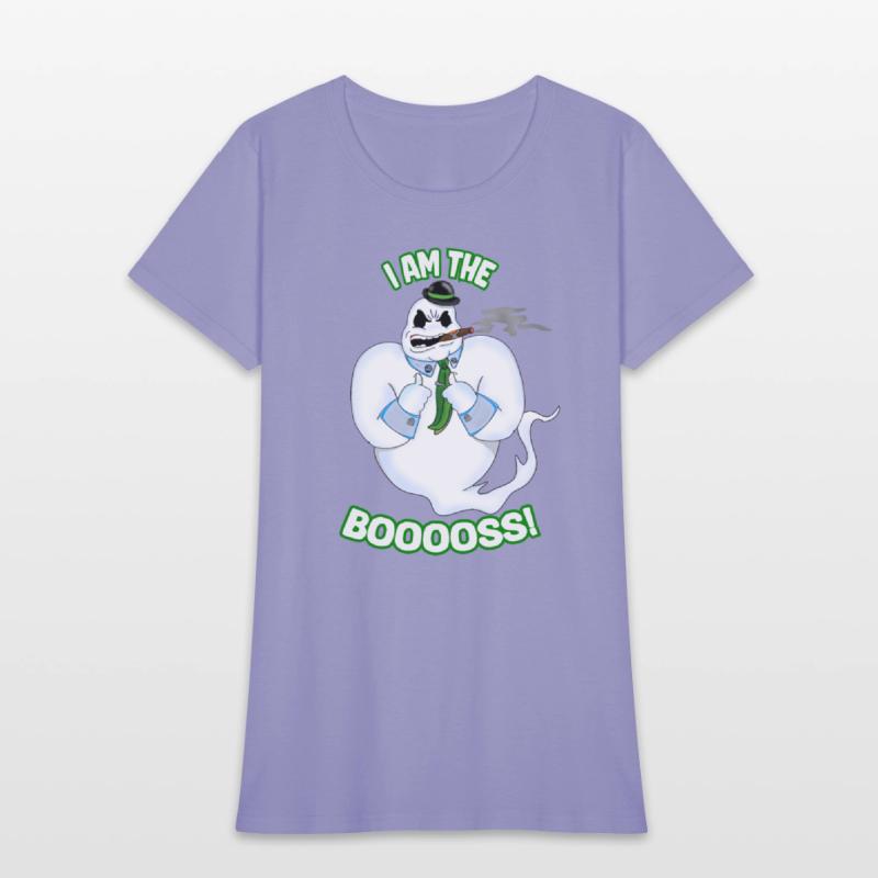 I Am The Booss Funny Halloween Boo Ghost Villain