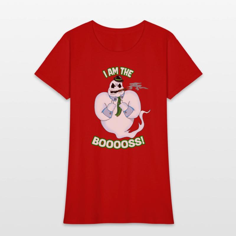 I Am The Booss Funny Halloween Boo Ghost Villain