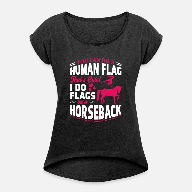 I Do Flags on a Horseback Vaulting