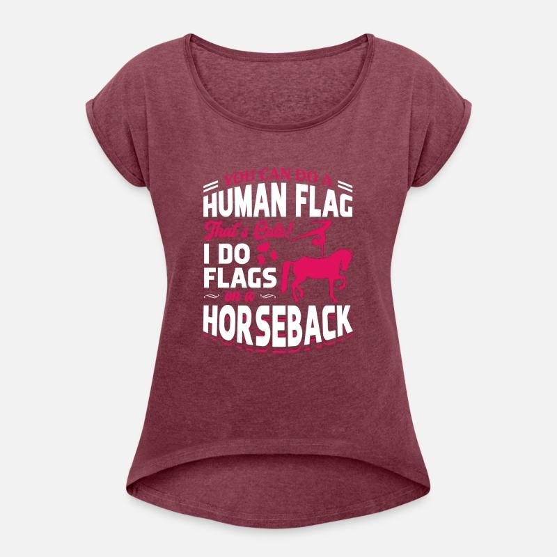 I Do Flags on a Horseback Vaulting