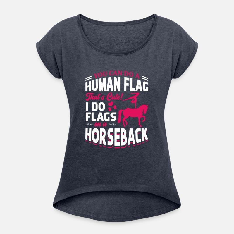 I Do Flags on a Horseback Vaulting