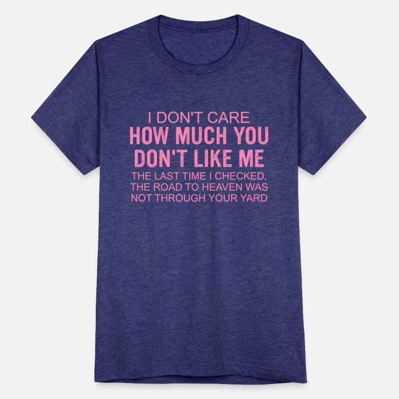 I Don't Care How Much You Don't Like Me