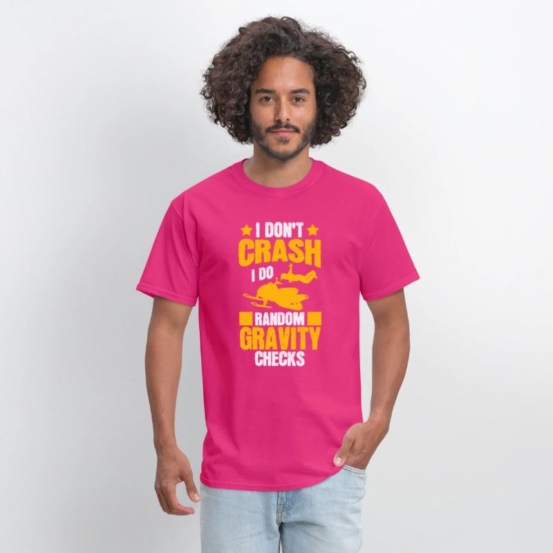 I Don't Crash Snowmobile Motor Sled Snowmobiler