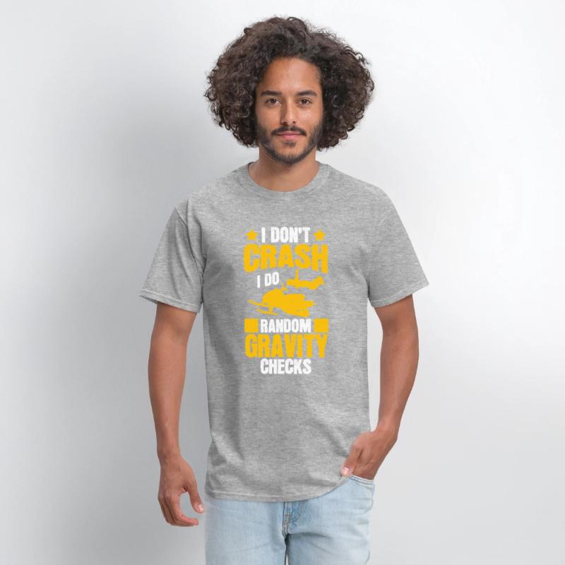 I Don't Crash Snowmobile Motor Sled Snowmobiler