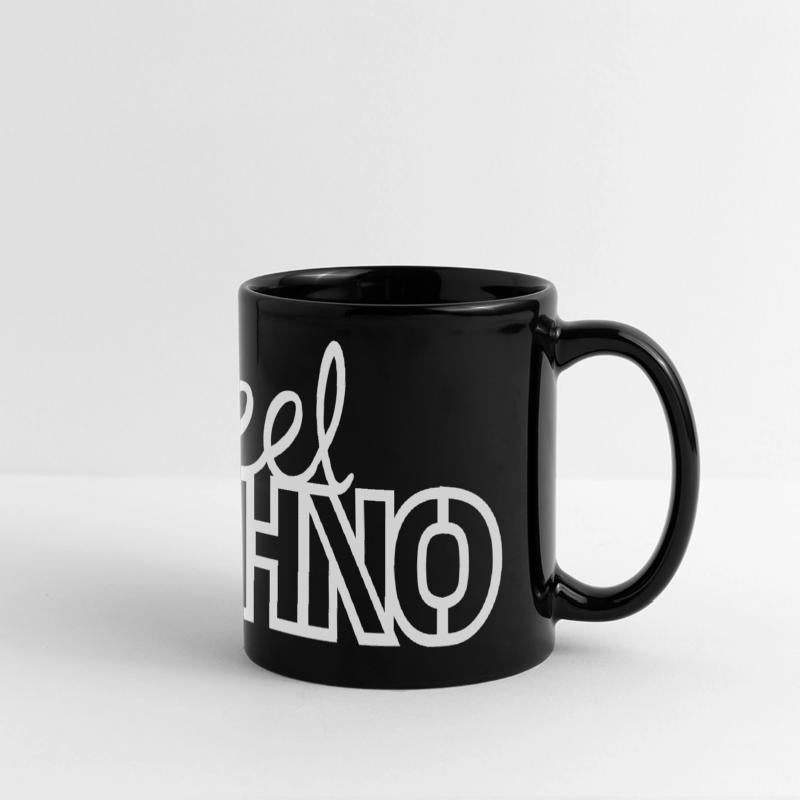 I feel Techno Music Love Letters Quote Party Logo