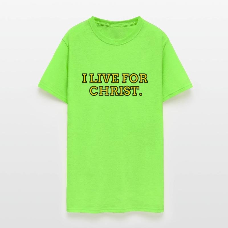 I Live For Christ green