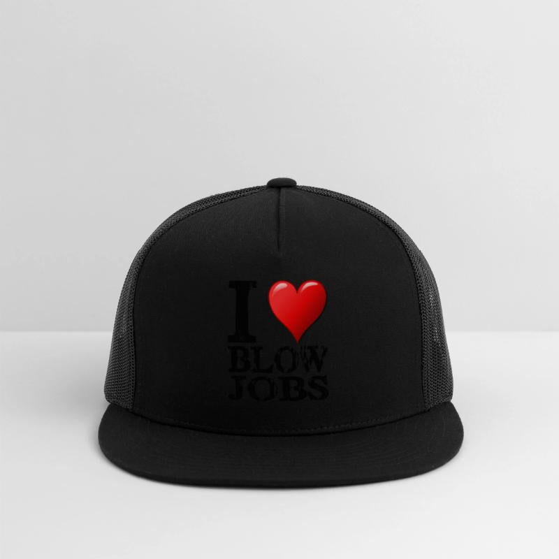 I Love Blowjobs Design schwarz