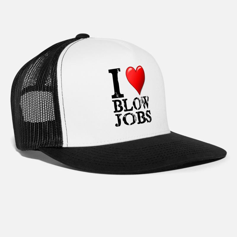 I Love Blowjobs Design schwarz