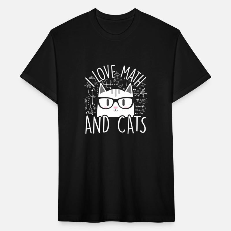 I Love Math And Cats Kitty Cat Feline