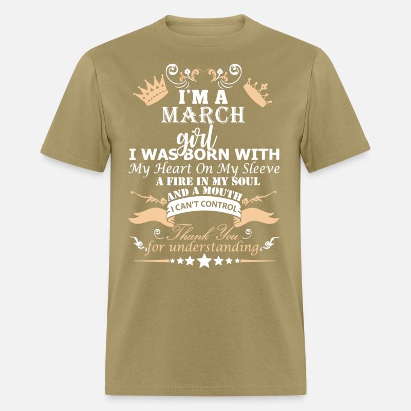 i m a march girl i was born with my heart on my sl