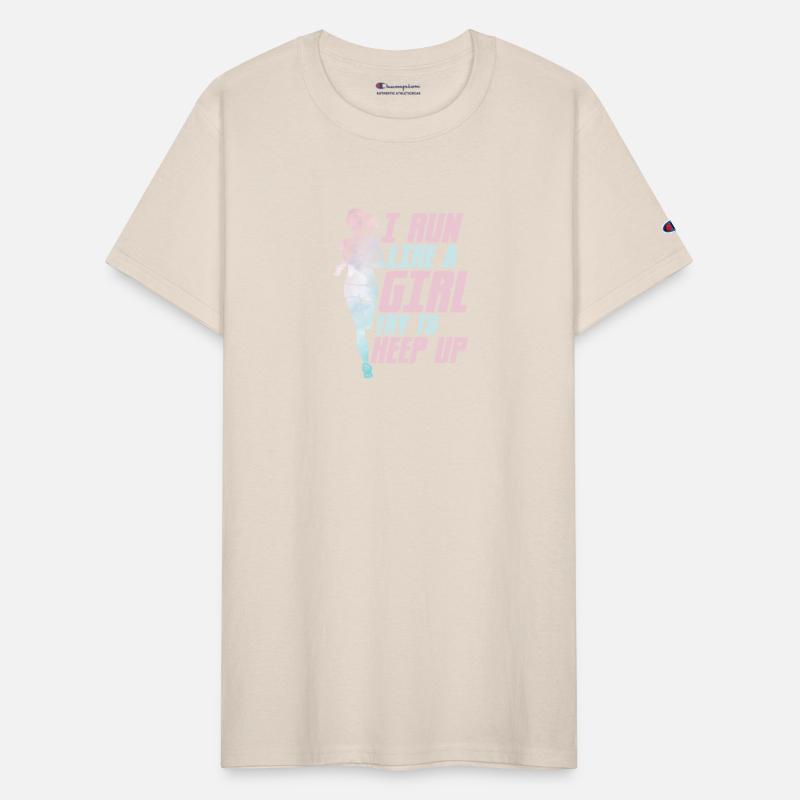 I Run Like A Girl Try To Keep Up Running Marathon