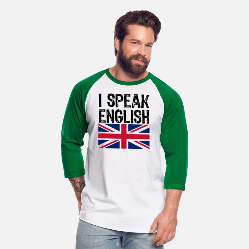 i speak ENGLISH funny gift for USA UK
