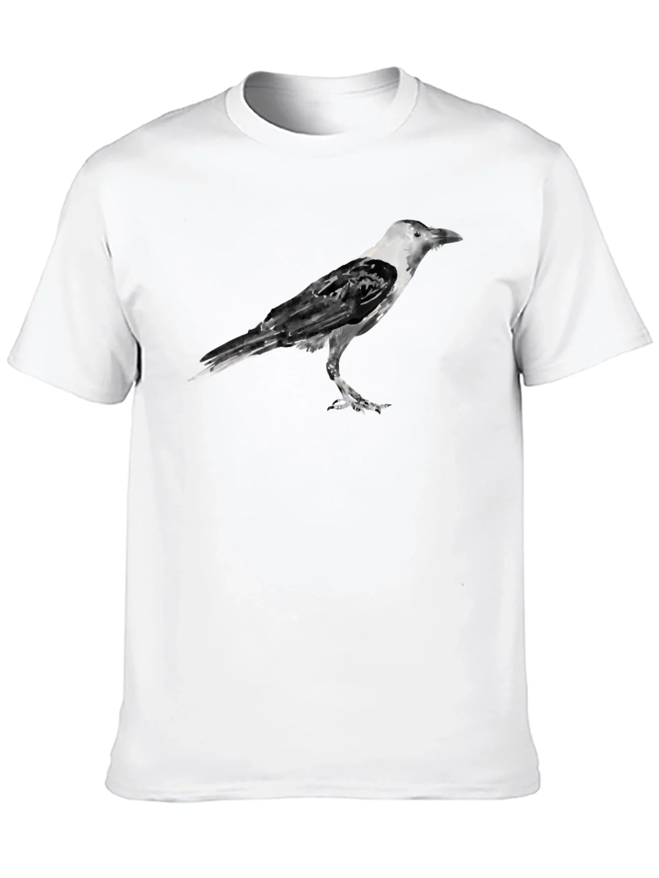 Raven Graphic Black T-Shirt