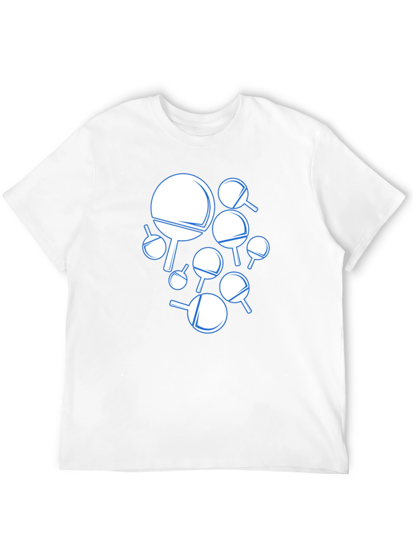Ping Pong Paddle Graphic T-Shirt