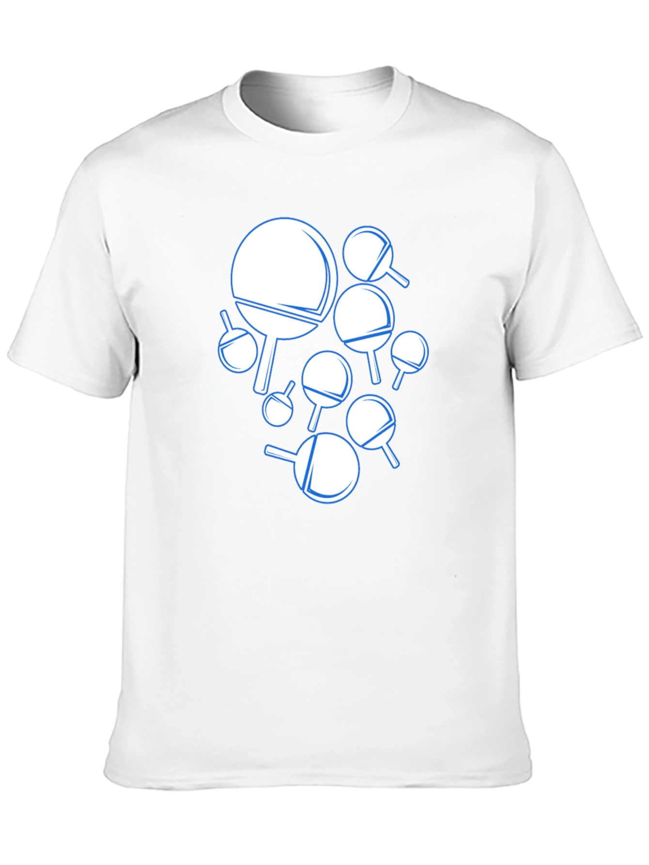 Ping Pong Paddle Graphic T-Shirt