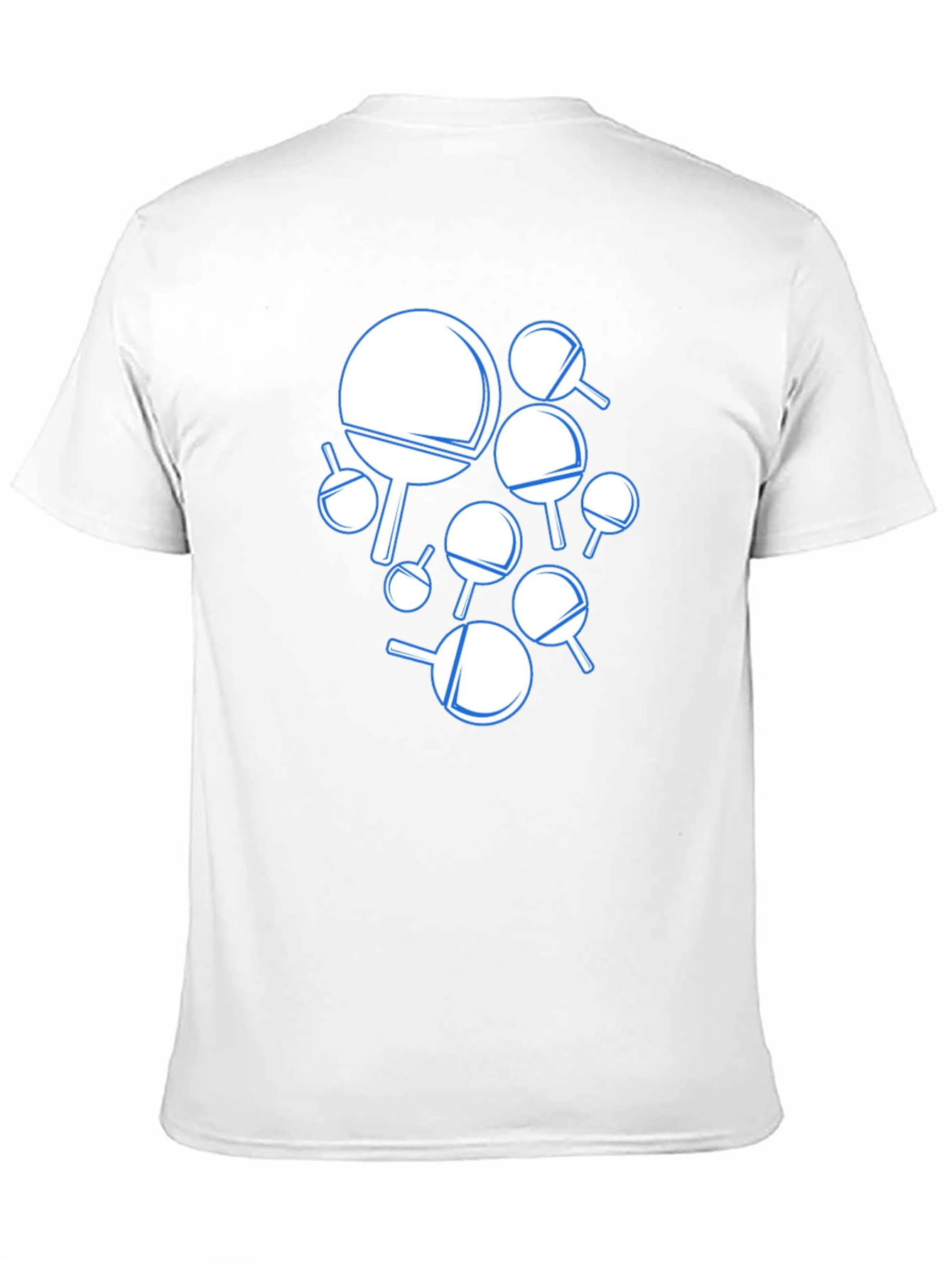 Ping Pong Paddle Graphic T-Shirt