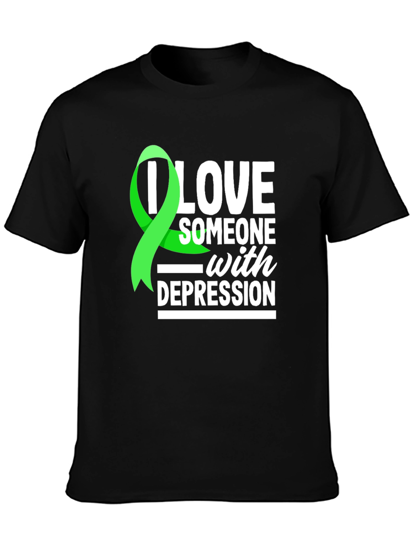 I Love Someone With Depression Awareness T-Shirt
