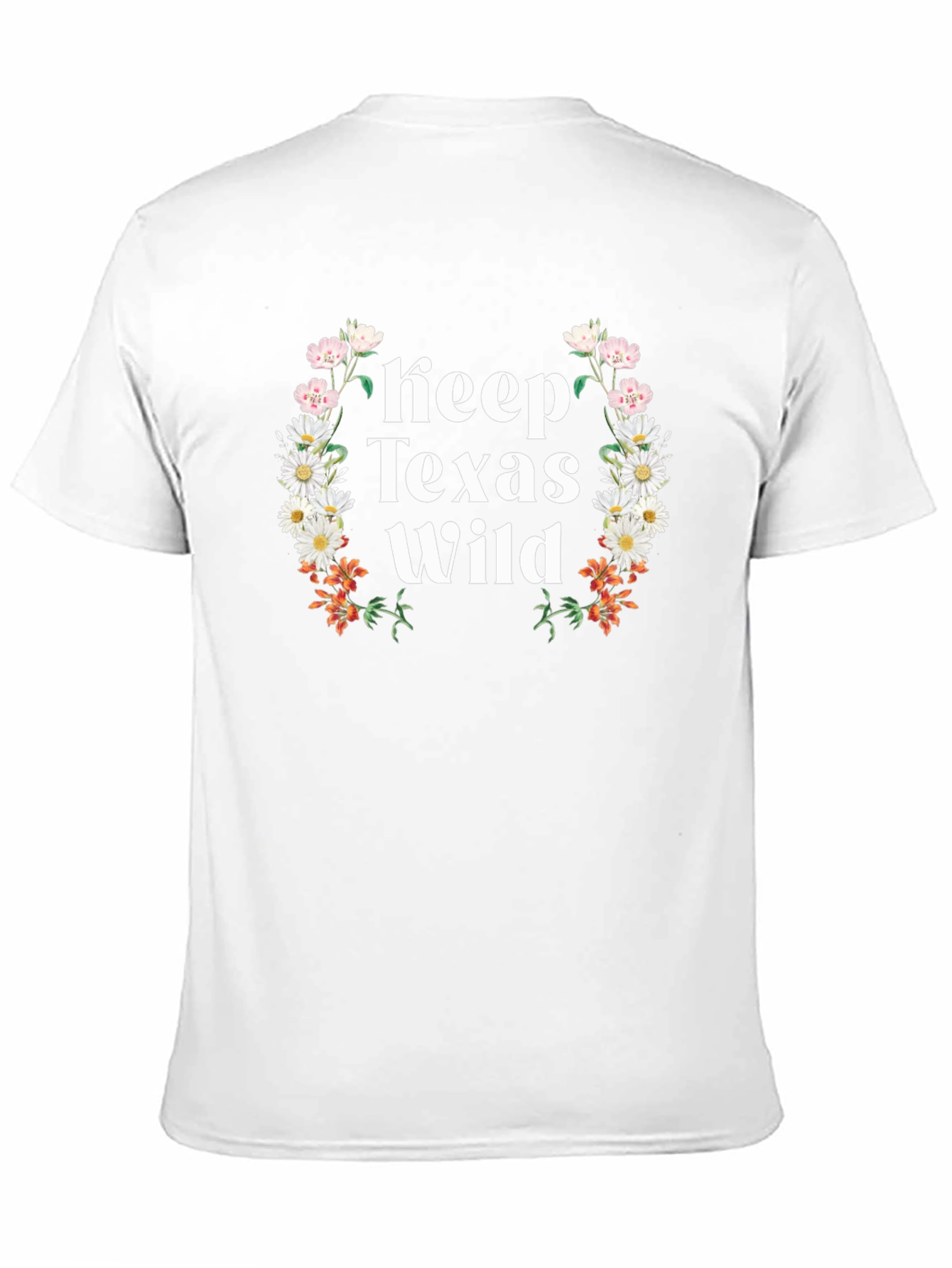 Keep Texas Wild Floral Graphic T-Shirt