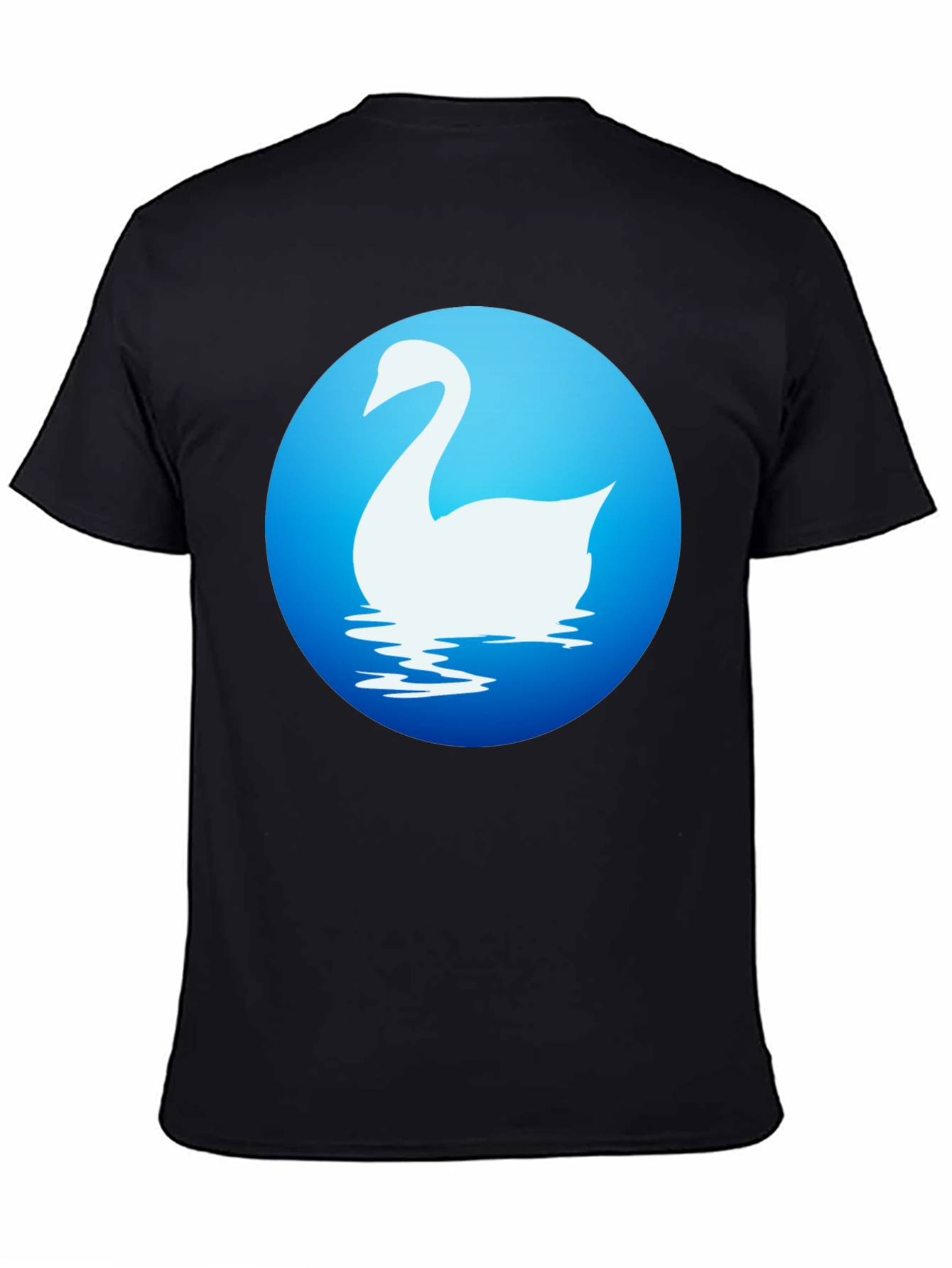 Swan Graphic Tee - Elegant Bird Design Shirt