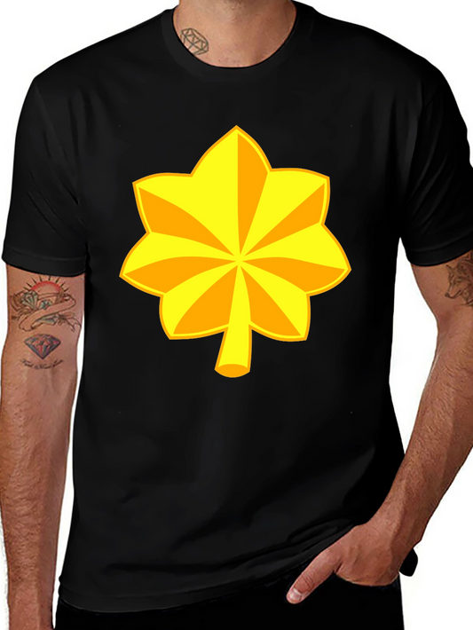 Gold Leaf Graphic Tee - Stylish & Unique