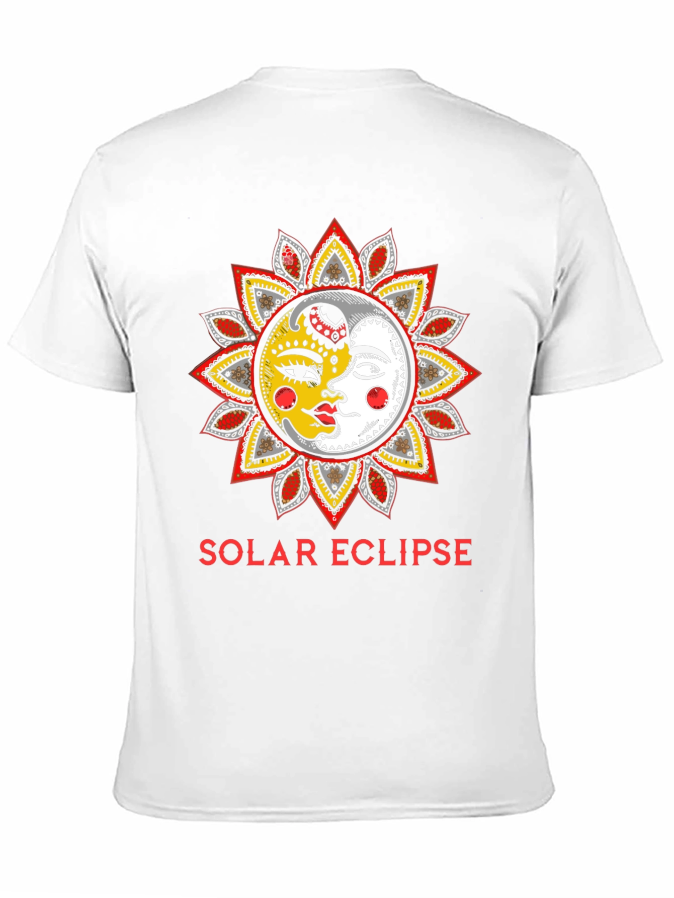 Solar Eclipse Graphic Print T-Shirt - Unisex Fashion Top