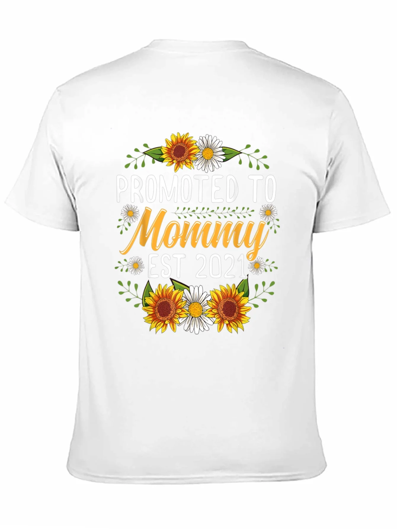 Promoted to Mommy EST 2021 Graphic Tee