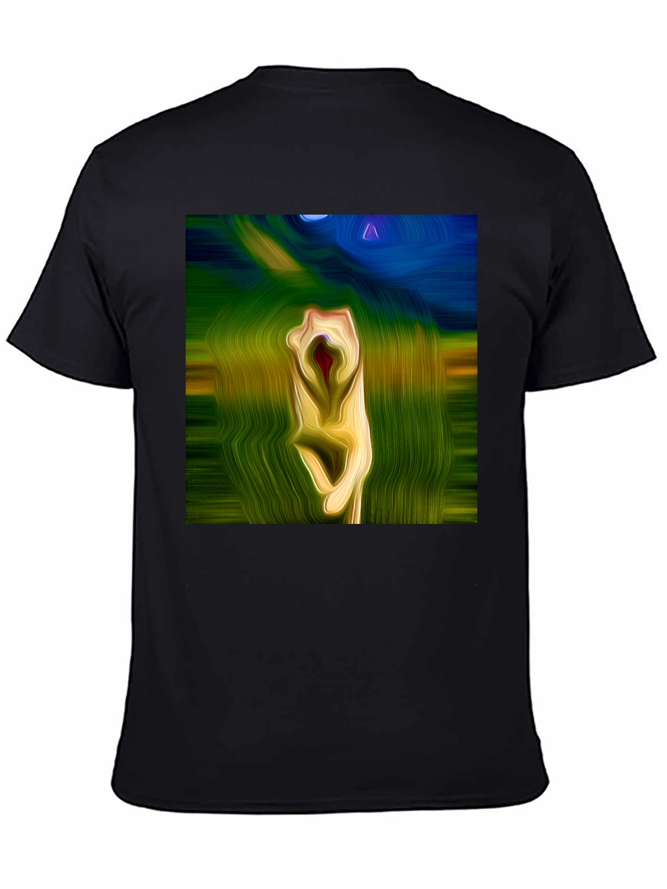 Abstract Art Black T-Shirt