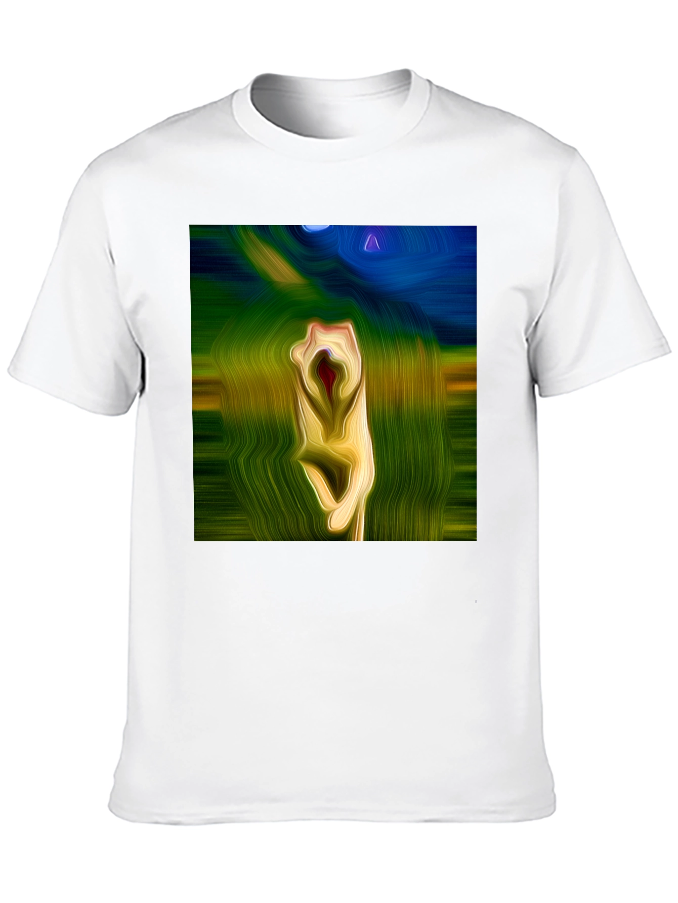 Abstract Art Black T-Shirt