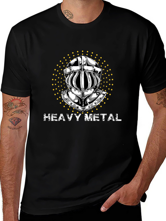 Heavy Metal Knight T-Shirt - Black Graphic Tee