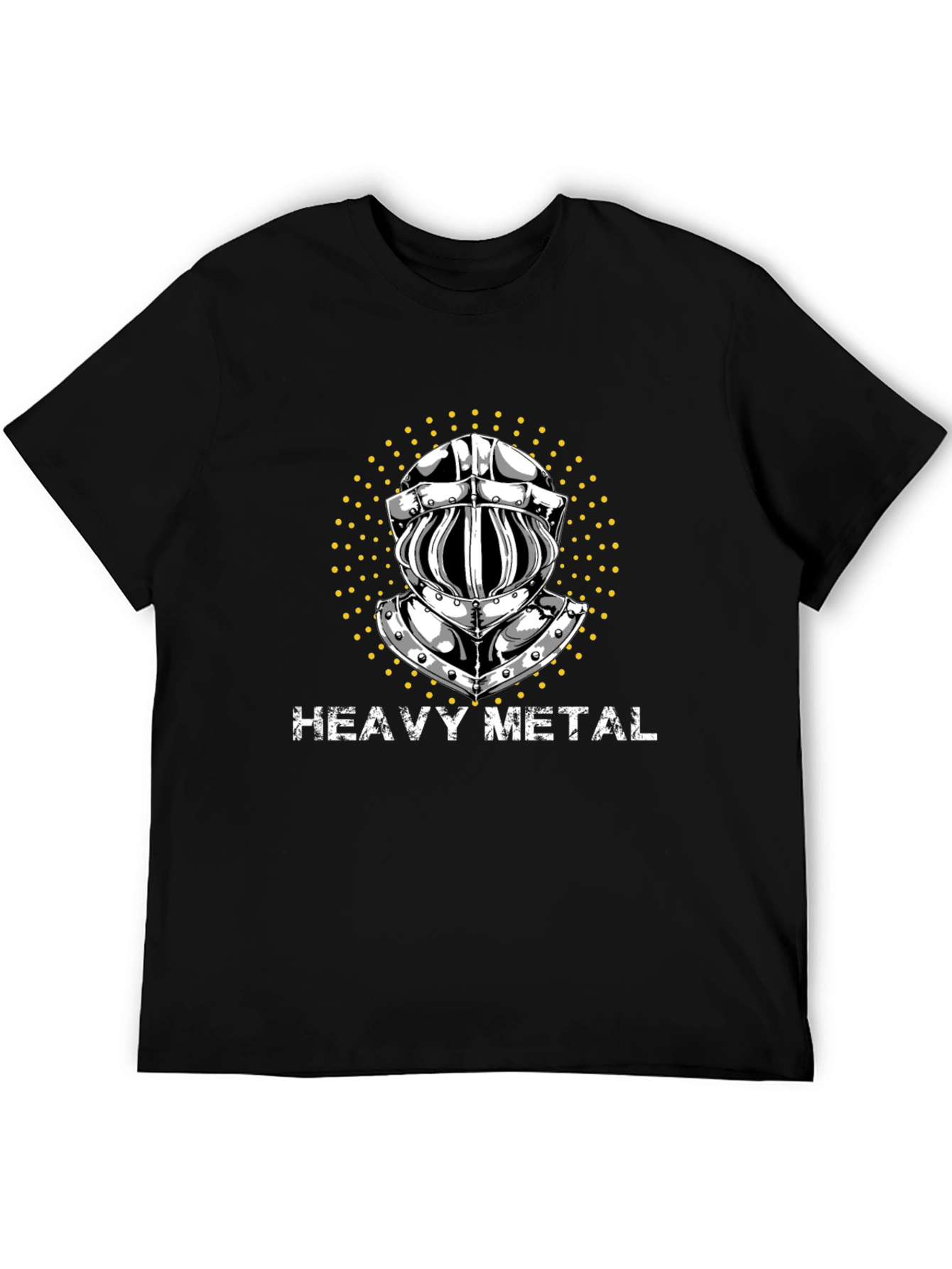Heavy Metal Knight T-Shirt - Black Graphic Tee