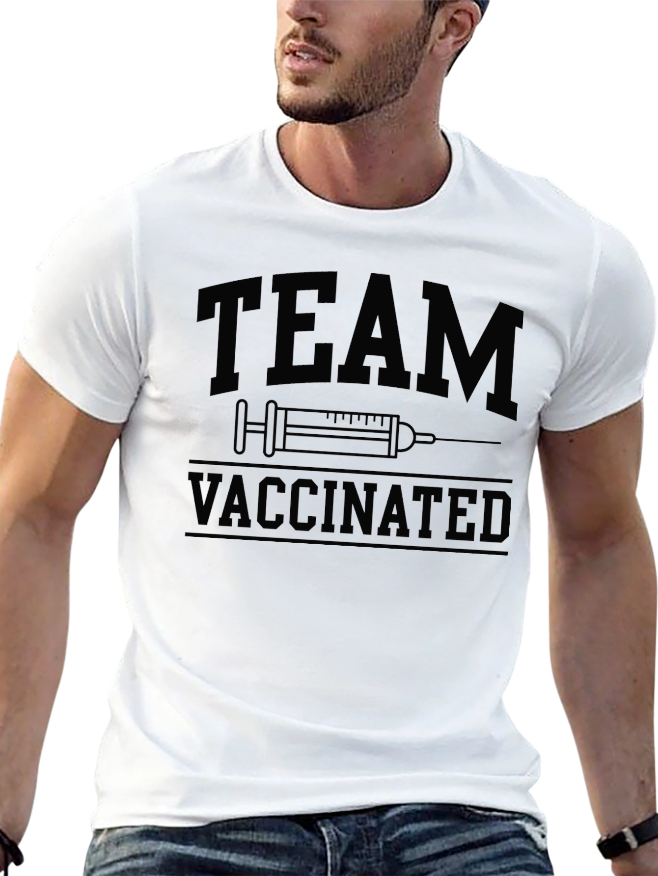 Team Vaccinated Graphic T-Shirt