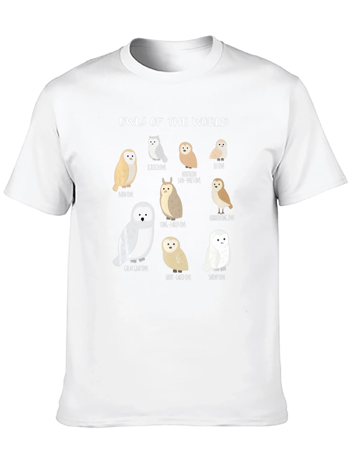 Owls of the World Graphic Tee
