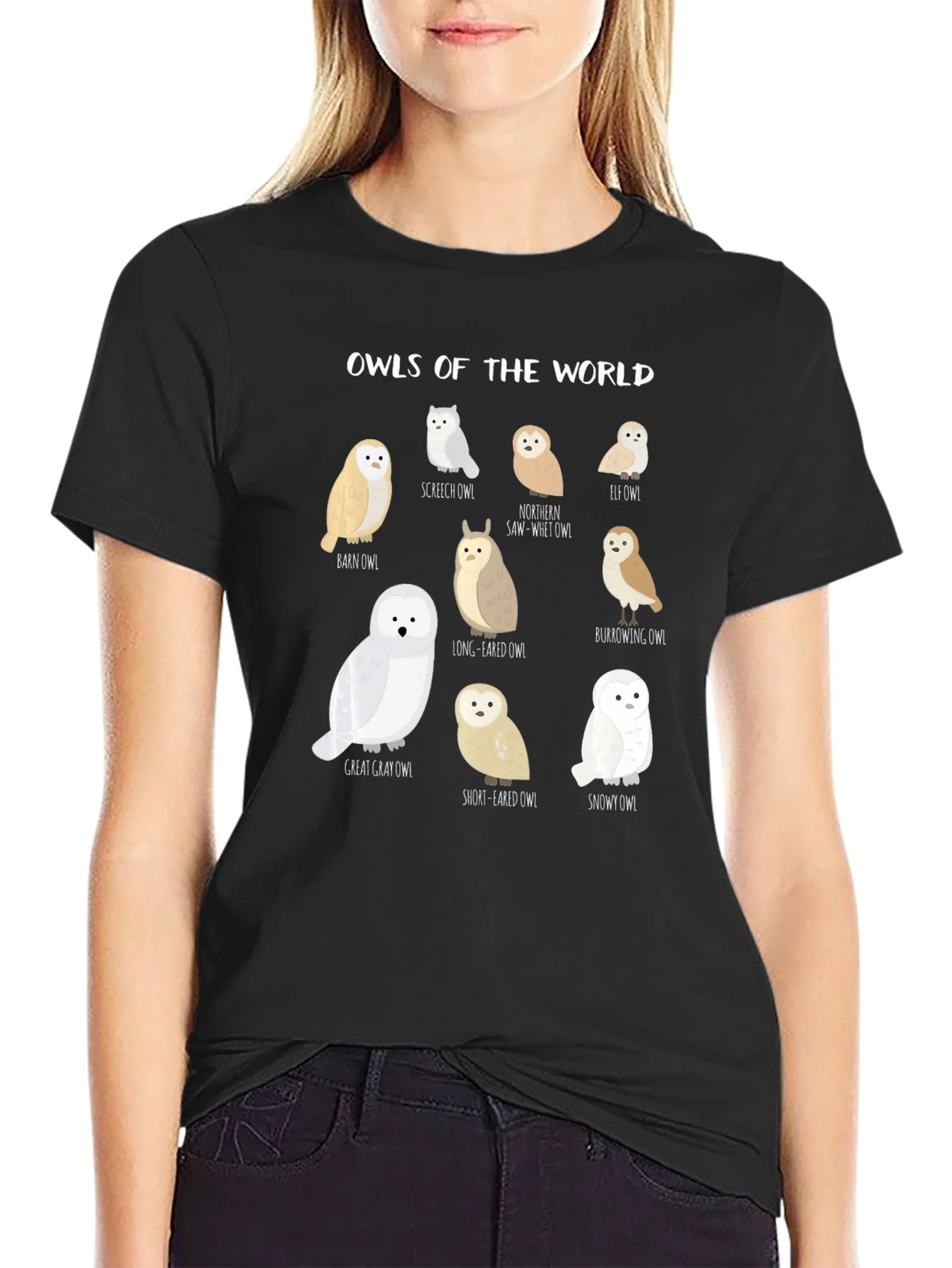 Owls of the World Graphic Tee