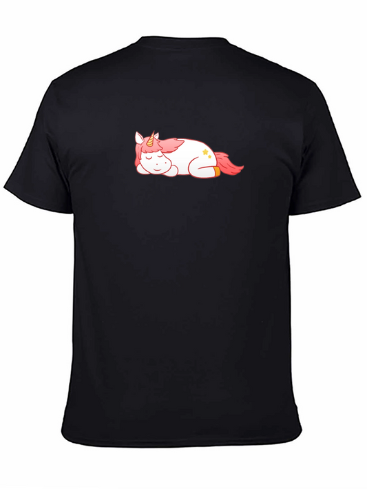 Sleeping Unicorn Graphic T-Shirt
