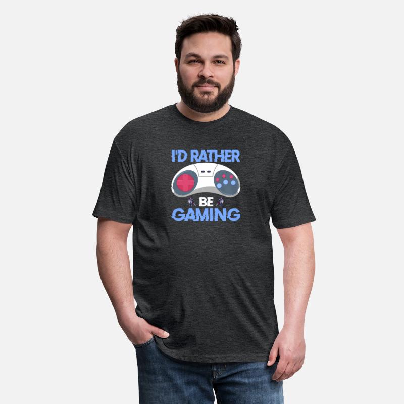 I'D RATHER BE GAMING RETRO GAMER BOYS GIRLS FRIEND