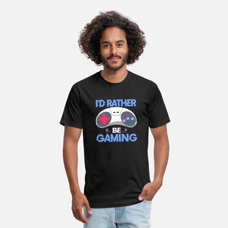 I'D RATHER BE GAMING RETRO GAMER BOYS GIRLS FRIEND