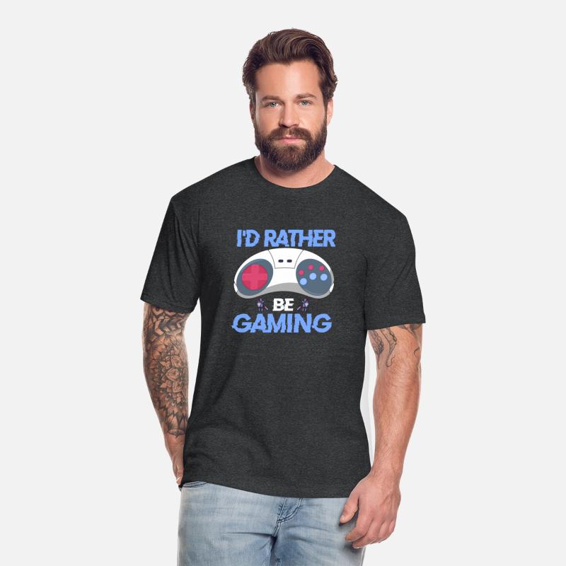 I'D RATHER BE GAMING RETRO GAMER BOYS GIRLS FRIEND