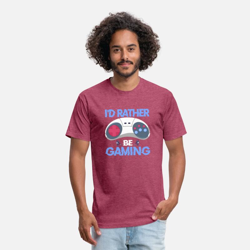 I'D RATHER BE GAMING RETRO GAMER BOYS GIRLS FRIEND