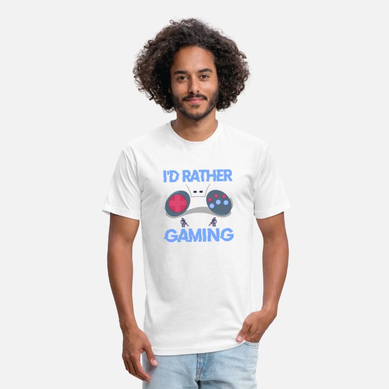 I'D RATHER BE GAMING RETRO GAMER BOYS GIRLS FRIEND