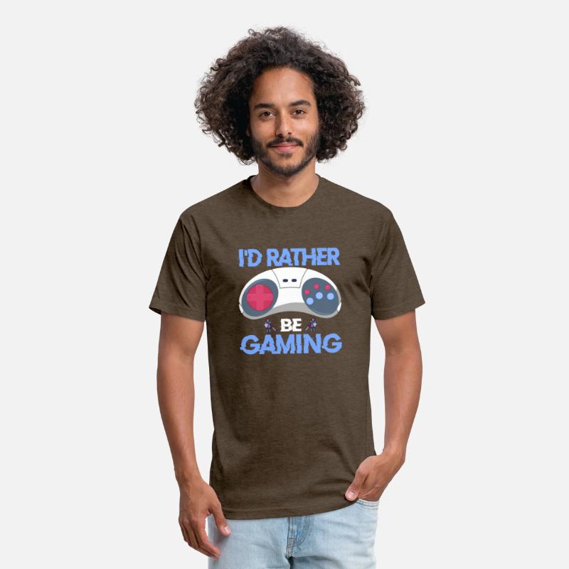 I'D RATHER BE GAMING RETRO GAMER BOYS GIRLS FRIEND