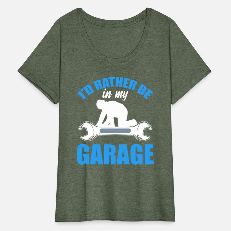 I'd Rather Be In My Garage Automobile Mechanic