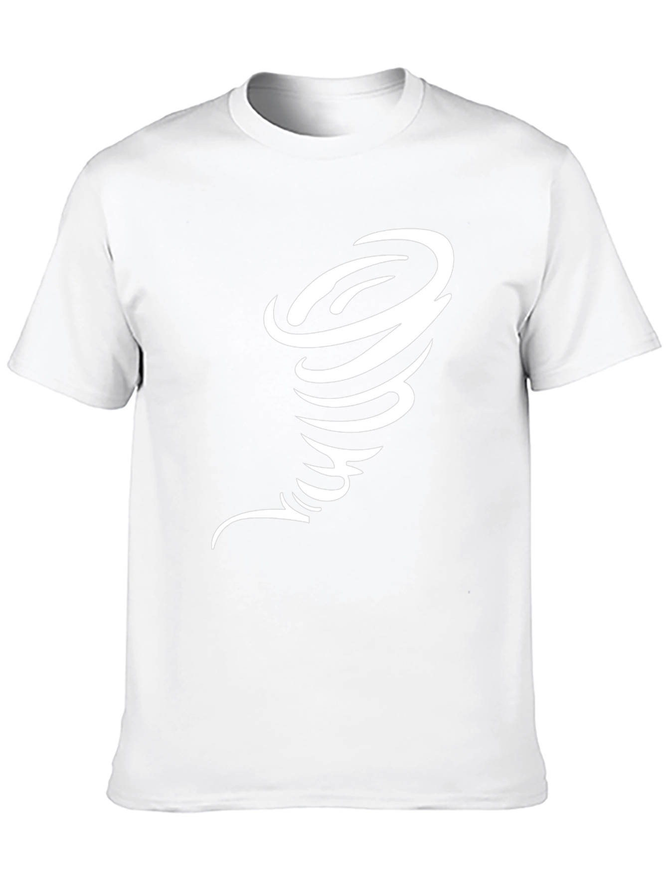 Tornado Graphic Print Black T-Shirt