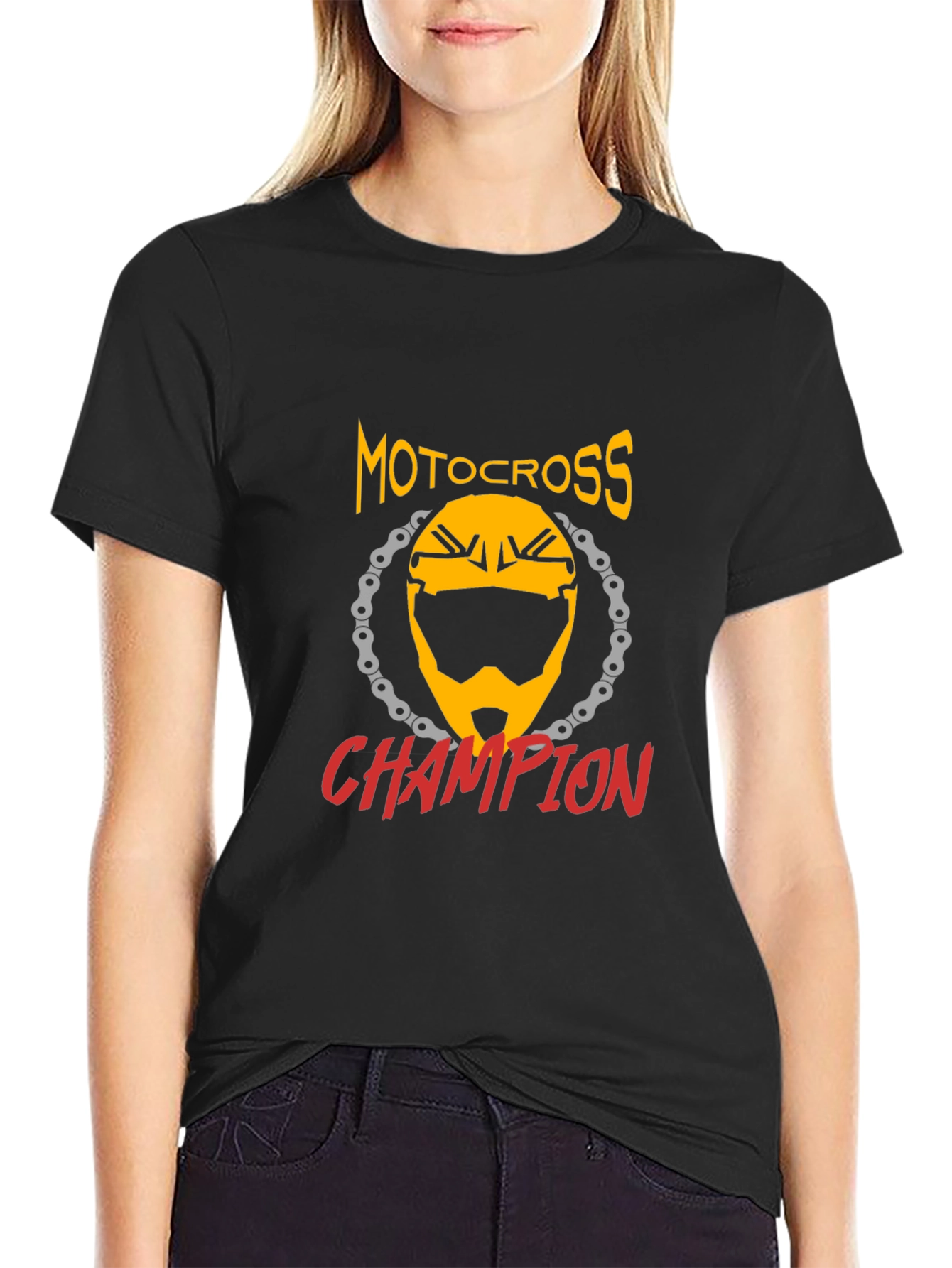 Motocross Champion Graphic T-Shirt