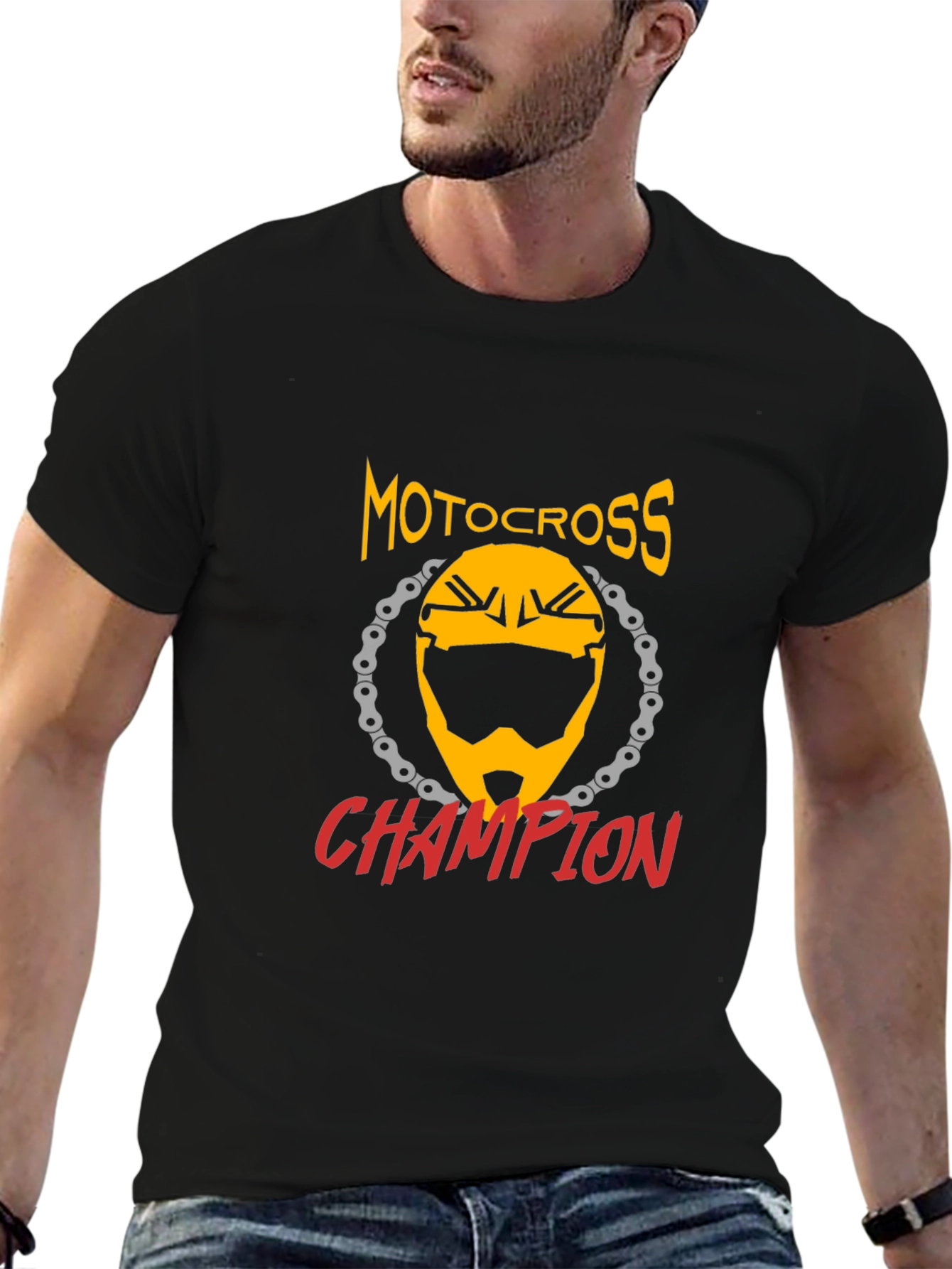 Motocross Champion Graphic T-Shirt